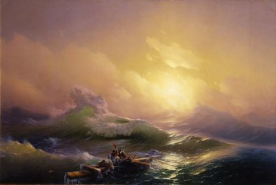 Die neunte Welle von Hovhannes Aivazovsky